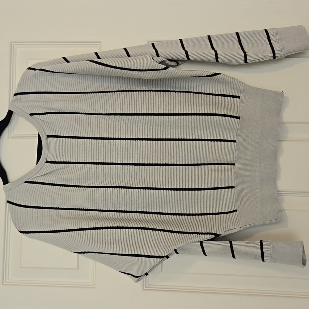 Express Long Sleeved Ribbed Sweatee - Picture 4 of 4